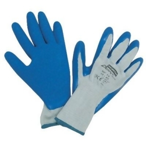 Durotask Gray Glove Cot/Poly Blue Rubber Palm - All