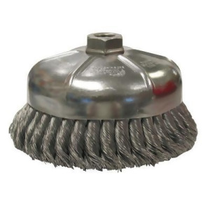 6 Single Row Wire Cup Brush .023 5/8-11 A.h. - All