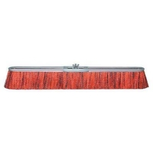 Strip Brushes 24 in Steel Block 3 in Trim L Red/Black Synthetic - All