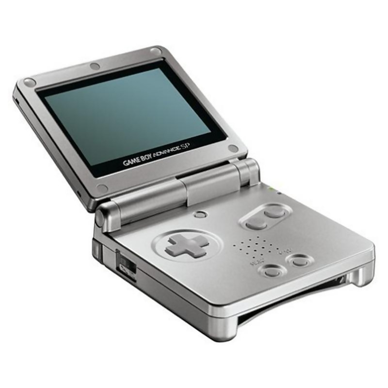 Retro Nintendo Game Boy Advance SP Platinum Available At
