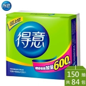 得意超值連續抽取式花紋衛生紙150抽*12包*7袋 得意超值連續抽取式花紋衛生紙150抽*12包*7袋