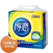 得意連續抽取式花紋衛生紙100抽*10包*7袋-Y15 得意連續抽取式花紋衛生紙100抽*10包*7袋-Y15