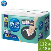 金得意巧撕廚房紙巾112組*6捲*8袋 金得意巧撕廚房紙巾112組*6捲*8袋