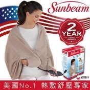 (美安限定)【美國Sunbeam】柔毛披蓋式電熱毯(優雅駝) (美安限定)【美國Sunbeam】柔毛披蓋式電熱毯(優雅駝)