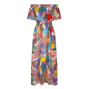 Yumi Curves Patchwork Heart Maxi Dress Yumi Curves Patchwork Heart Maxi Dress