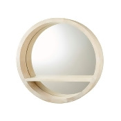 Round Mirror with Shelf Round Mirror with Shelf