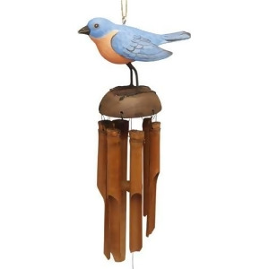 Songbird Essentials Bluebird Bamboo Windchime - All