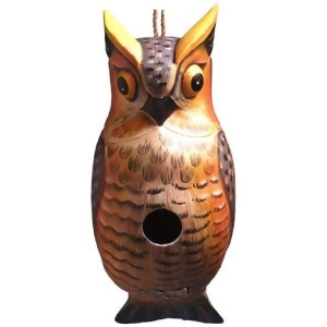 Songbird Essentials Great Horned Owl Birdhouse - All