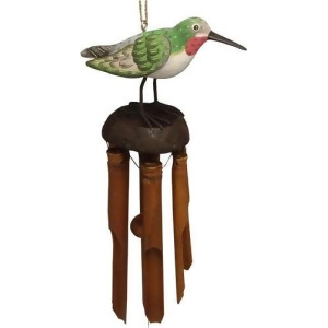Songbird Essentials Hummingbird Bamboo Windchime - All
