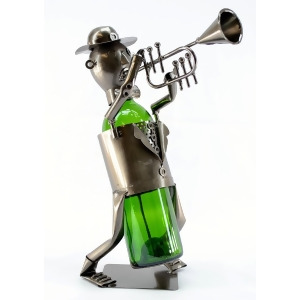 Three Star Trumpet Player Wine Bottle Holder - All
