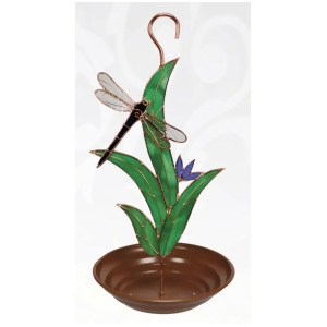 Gift Essentials Dragonfly with Leaves Bird Feeder - All