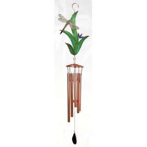 Gift Essentials Dragonfly with Leaves Large Wind Chime - All
