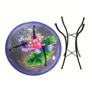 Songbird Essentials Dragonfly Trio Birdbath w/Stand - All