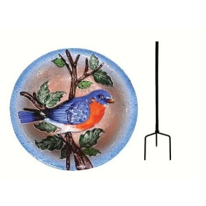 Songbird Essentials Bluebird Staked Birdbath - All