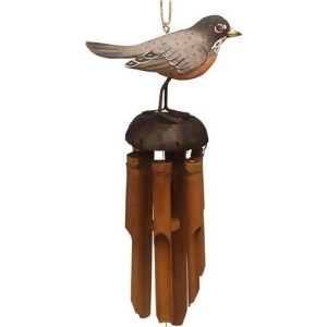 Songbird Essentials Robin Bamboo Windchime - All