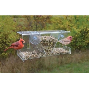 Songbird Essentials Clear View Deluxe Hopper Window Feeder - All