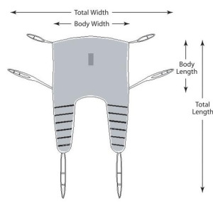 Surelift R Bariatric Padded Easy Lifting Sling - All