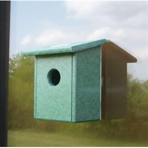 Songbird Essentials Window Nest View Bird House Green Recycled Plastic - All