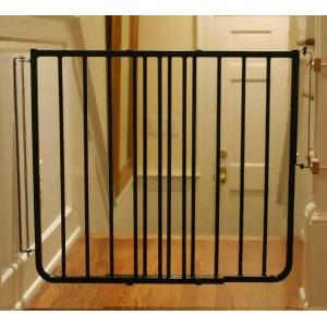 Cardinal Stairway Special Metal Gate 27.75 H x 27-42.5 in. Black - All