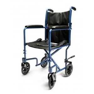 Everest Jennings Aluminum Transport Chair 17 Blue 250 lb. Max. - All