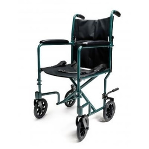Everest Jennings Aluminum Transport Chair 17 Green 250 Max. - All