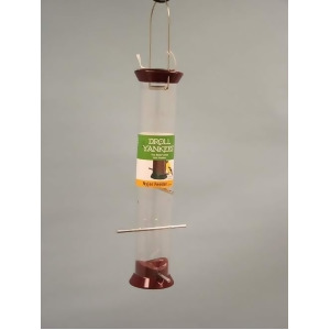 Droll Yankees Burgundy Thistle Feeder 15 in. - All