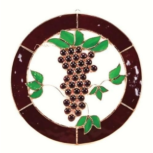 Gift Essentials Large Grapes n Vines Circle Window Panel - All