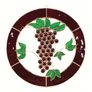Gift Essentials Small Grapes n Vines Circle Window Panel - All