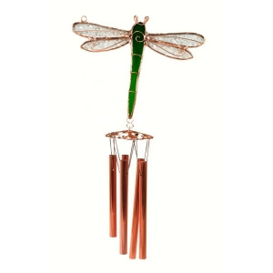 Gift Essentials Green Dragonfly Wind Chime - All