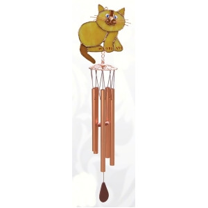 Gift Essentials Tan Cat Small Wind Chime - All