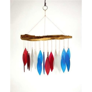 Gift Essentials Red White Blue Driftwood Chime - All
