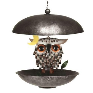 Gift Essentials Snowy Spikey Owl Bistro Feeder - All