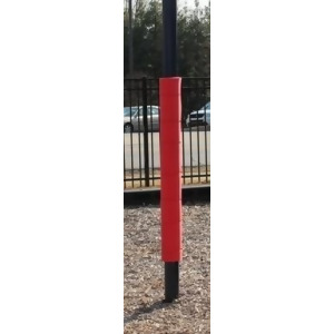 Cardinal Gates Fpp-r Flat Pole Pad 48 x 16 Inch Red 9/Cs - All