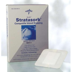 Stratasorb Composite Island Dressing Pad 10/Bx - All