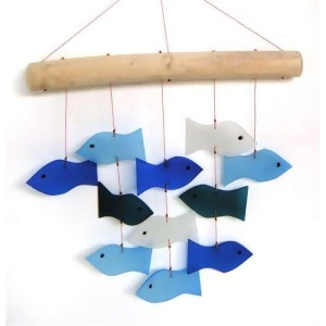 Blue Handworks Fish Driftwood Windchime - All