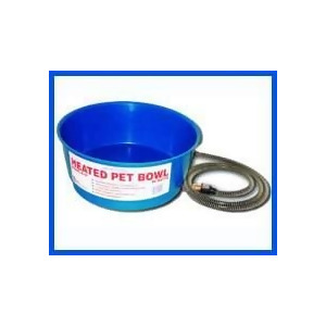 Farm Innovators Economical Round Heated Pet Water Bowl 60 W. Blue - All