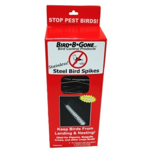Bird-b-gone Stainless Steel Bird Spikes 5 In. Wide - All