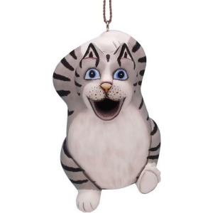 Songbird Essentials Chillin' Grey Tabby Cat Birdhouse - All