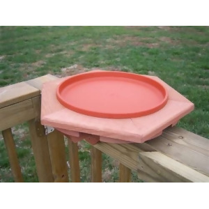 Songbird Essentials Cedar Heated Deck BirdBath - All