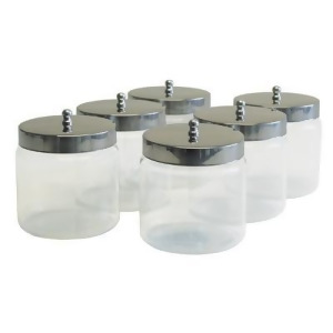Unlabeled Dressing Jars With Covers. 3 x 3 12/pack - All