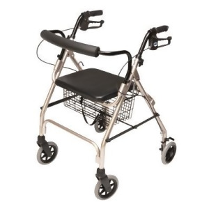 Walkabout Lite Four-Wheel Rollator Champagne - All