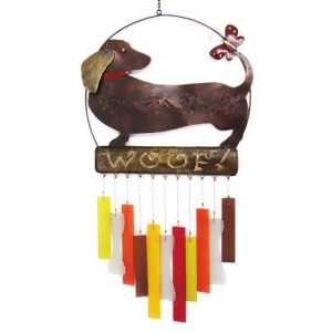Blue Handworks Dachsie Woof Wind Chime - All
