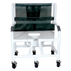 Pvc Shower Chair/Commode 30 Inch Width - All