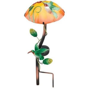 Regal Art Gift Solar Mushroom Stake Hummingbird - All