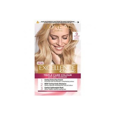 Loreal Paris Excellence Creme Triple Care Creme Colour 9 Natural
