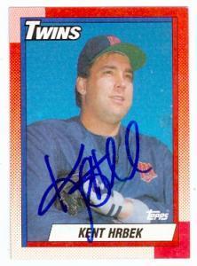 Autographed Minnesota Twins Kent Hrbek Baseball