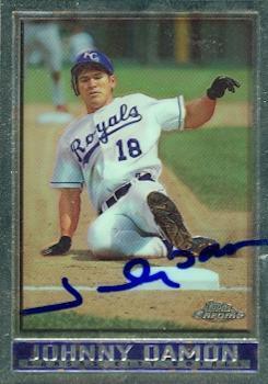  Autographed Photo Johnny Damon Kc Royals