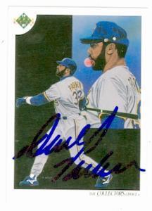 Dave Parker Autographed Memorabilia