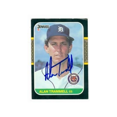 Autograph Warehouse 77599 Alan Trammell Autographed Baseball