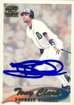 Tony Clark Baseball Trading Cards